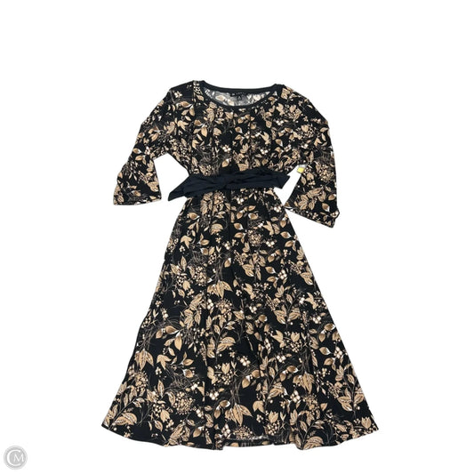 Dress Casual Midi By N Touch In Floral Print, Size: M