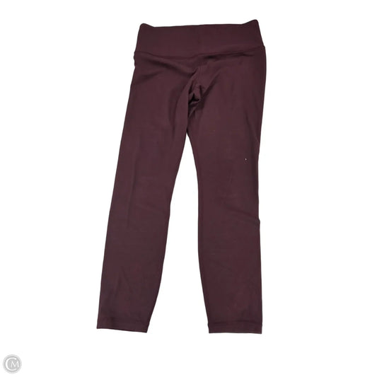 Athletic Leggings By Athleta In Red, Size: M