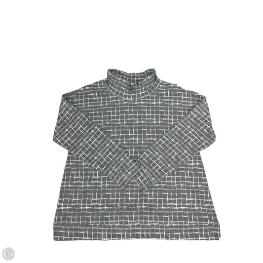 Top Long Sleeve By Cme In Grey, Size: Xl