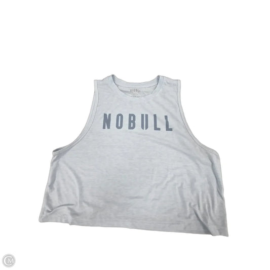 Athletic Tank Top By Nobull In Blue, Size: L