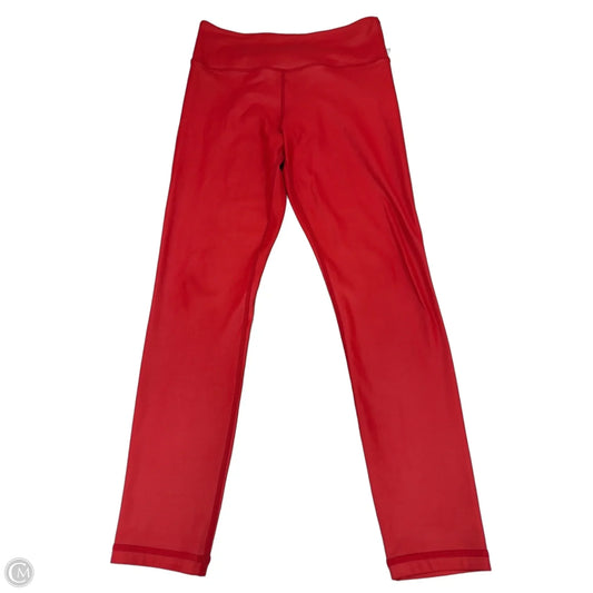 Athletic Leggings By Zyia In Red, Size: M