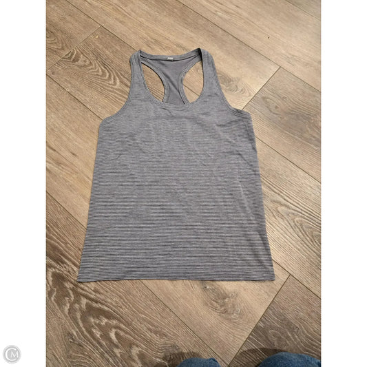 Athletic Tank Top By Lululemon In Grey, Size: 10