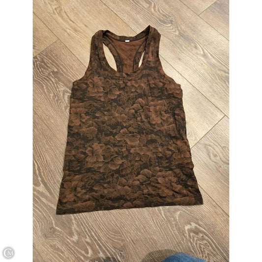 Athletic Tank Top By Cme In Brown, Size: 8