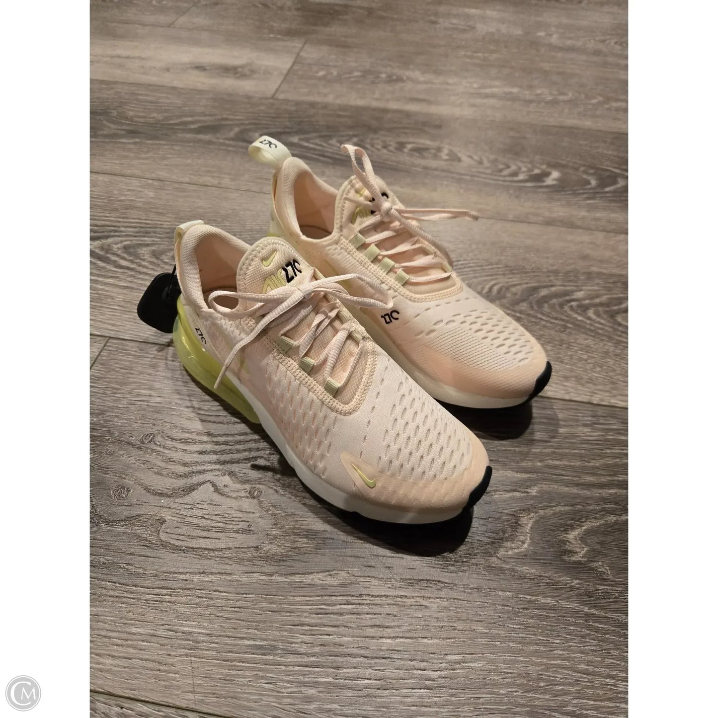 Shoes Athletic By Nike In Pink & Yellow, Size: 7.5