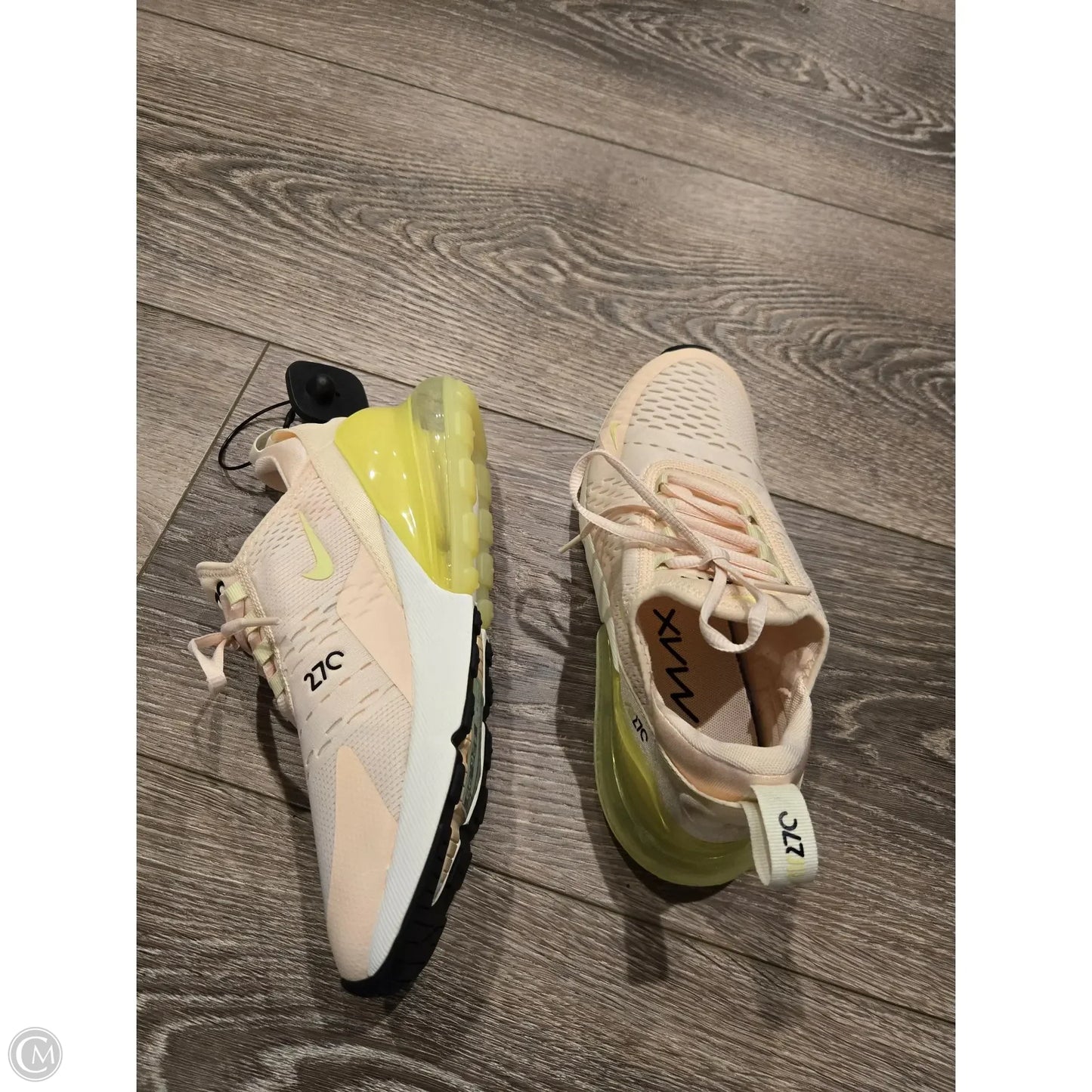 Shoes Athletic By Nike In Pink & Yellow, Size: 7.5