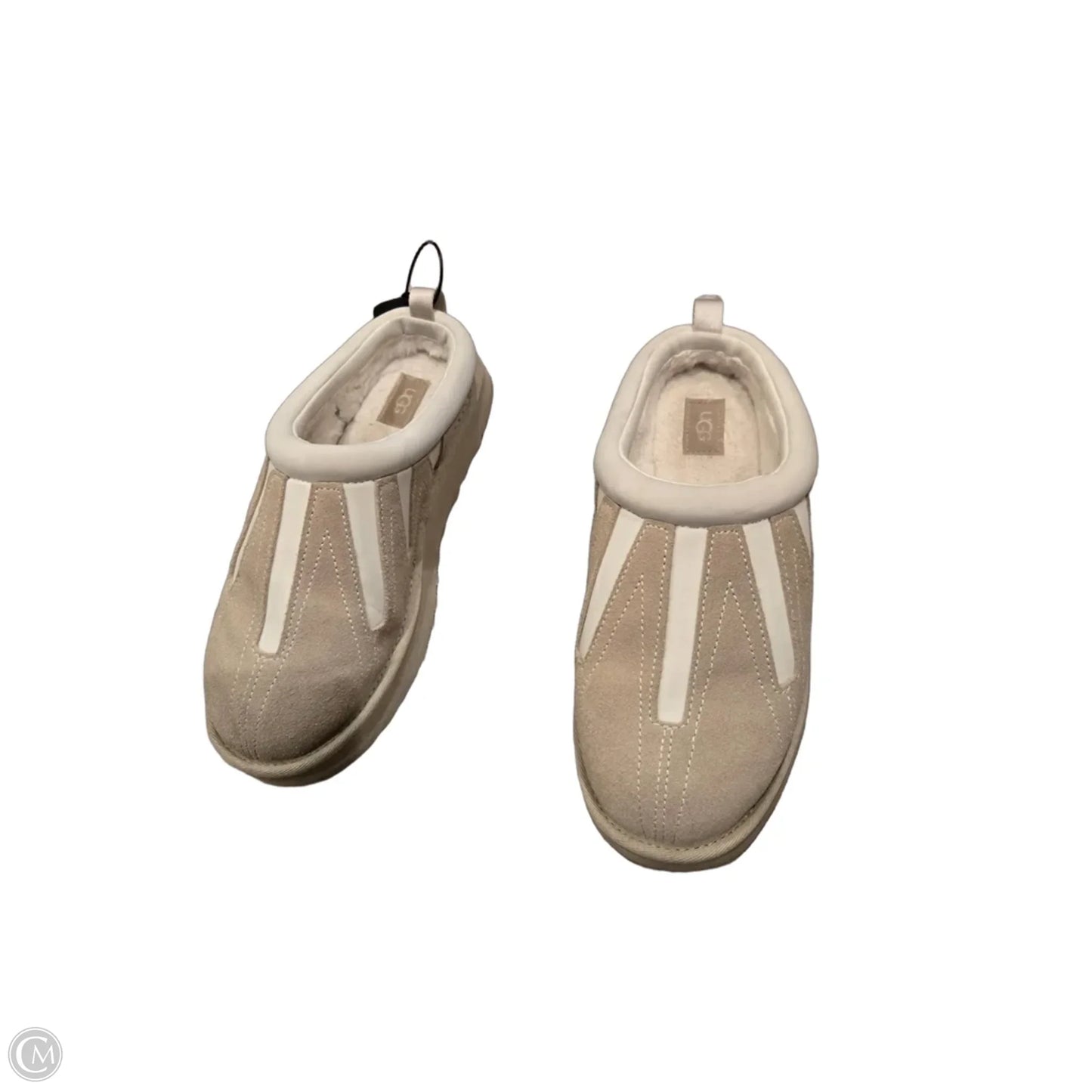 Shoes Designer By Ugg In Tan & White, Size: 6