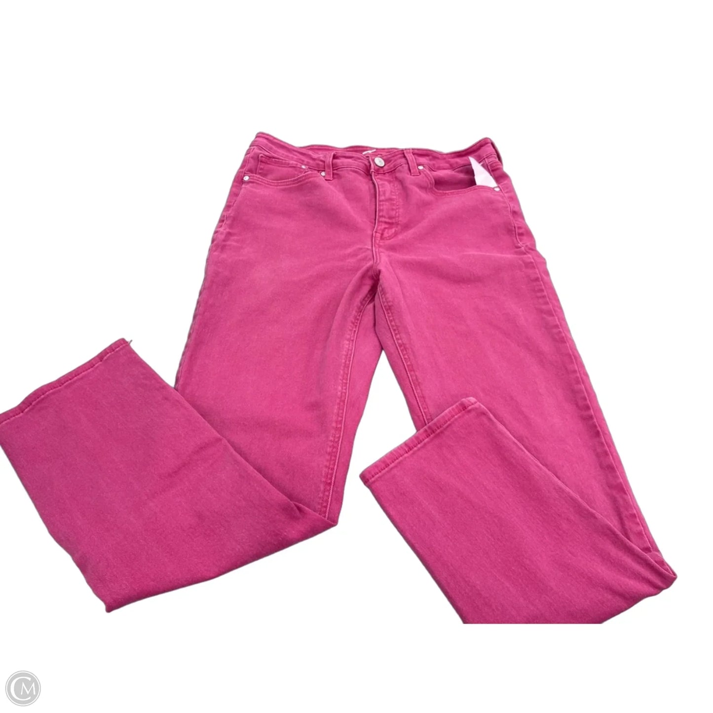 Jeans Straight By Seven 7 In Pink, Size: 10
