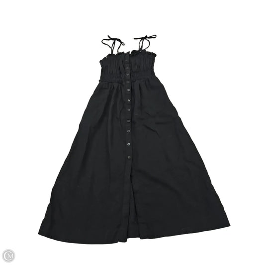 Dress Casual Midi By Universal Thread In Black, Size: Xs