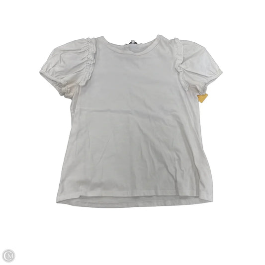 Top Short Sleeve By English Factory In White, Size: Xs