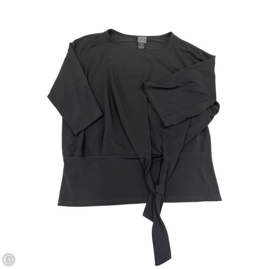 Top Short Sleeve By Clara Sun Woo In Black, Size: S