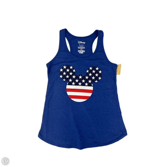 Tank Top By Disney In Blue, Size: S