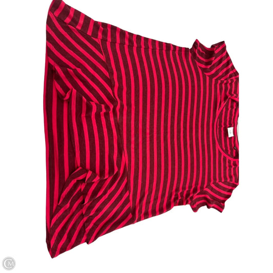 Top Short Sleeve By Cabi In Red, Size: M