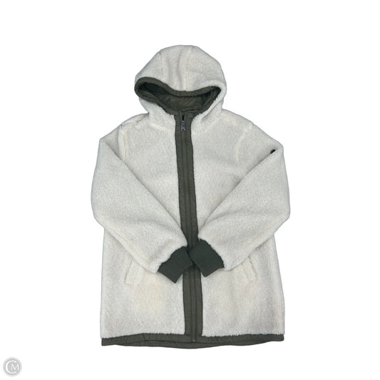 Coat Faux Fur & Sherpa By Cmc In Cream, Size: S