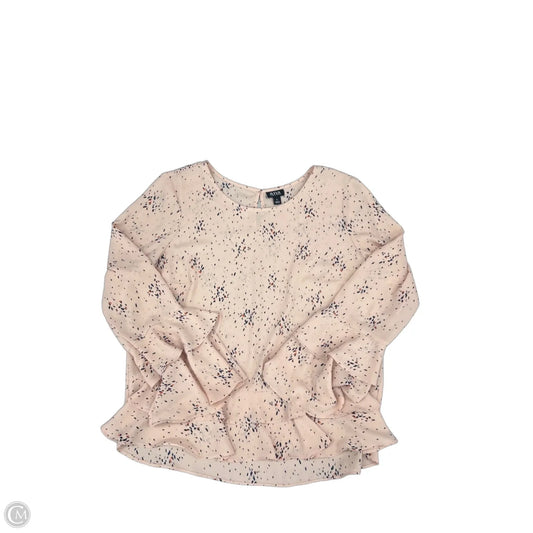 Top Long Sleeve By Ana In Pink, Size: L