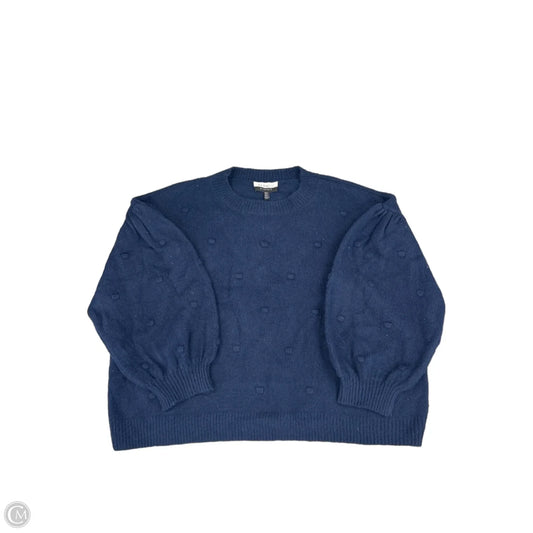 Sweater By Eloquii In Navy, Size: Xl