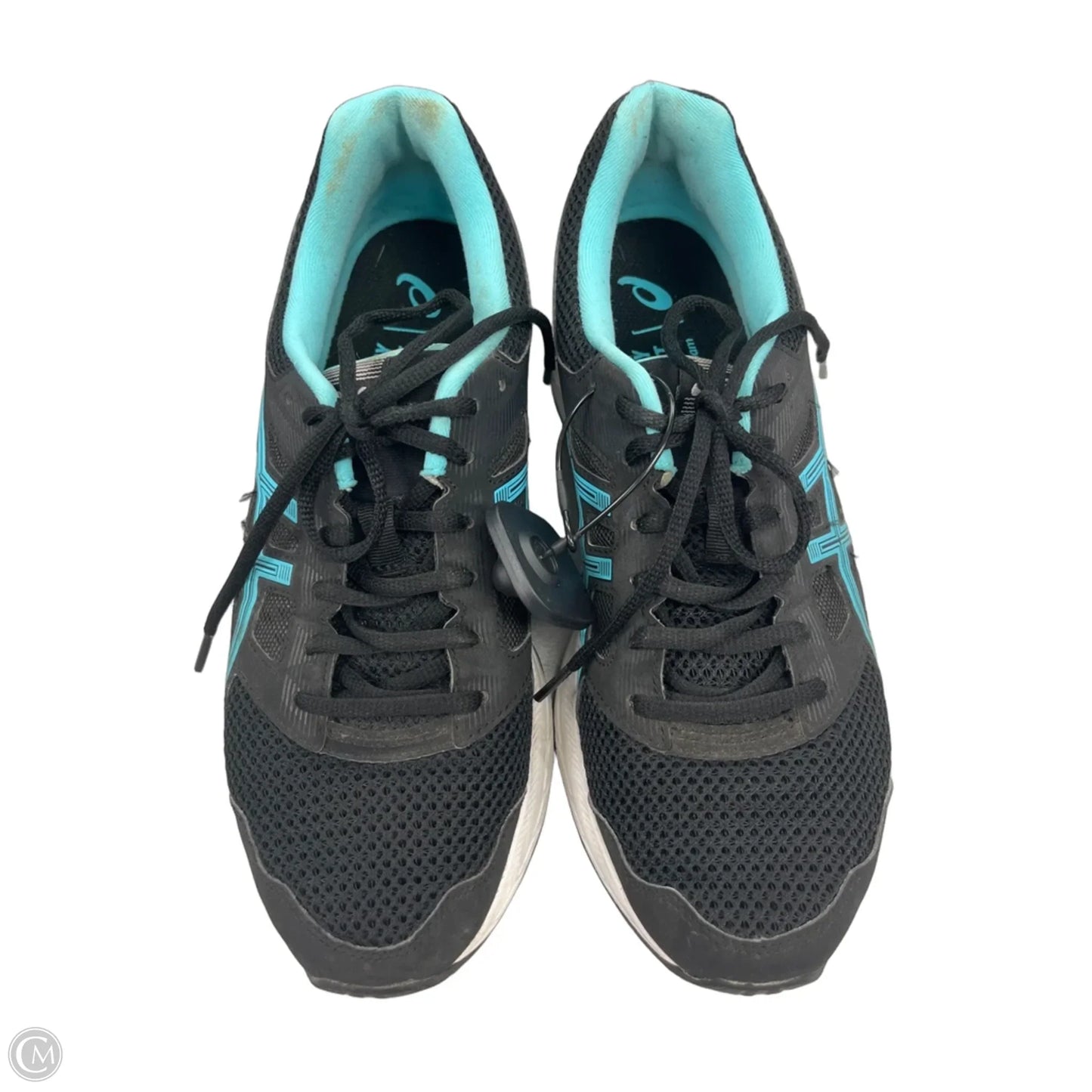Shoes Athletic By Asics In Black & Blue, Size: 10