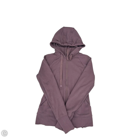 Sweatshirt Hoodie By Athleta In Purple, Size: Xs