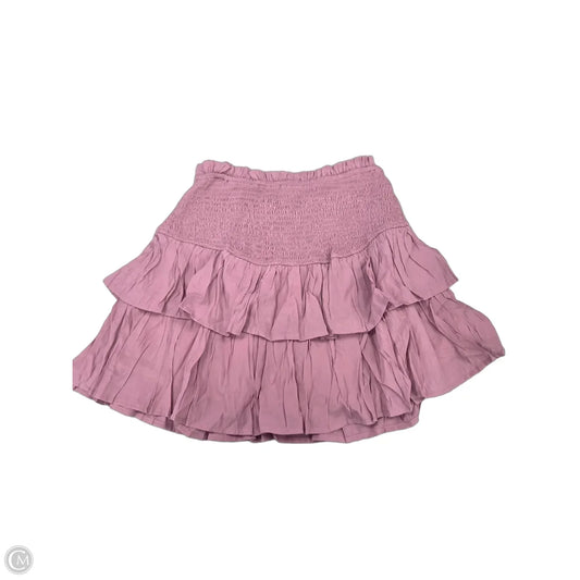 Skirt Mini & Short By Cmf In Mauve, Size: M