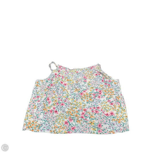 Tank Top By Old Navy In Floral Print, Size: 2x