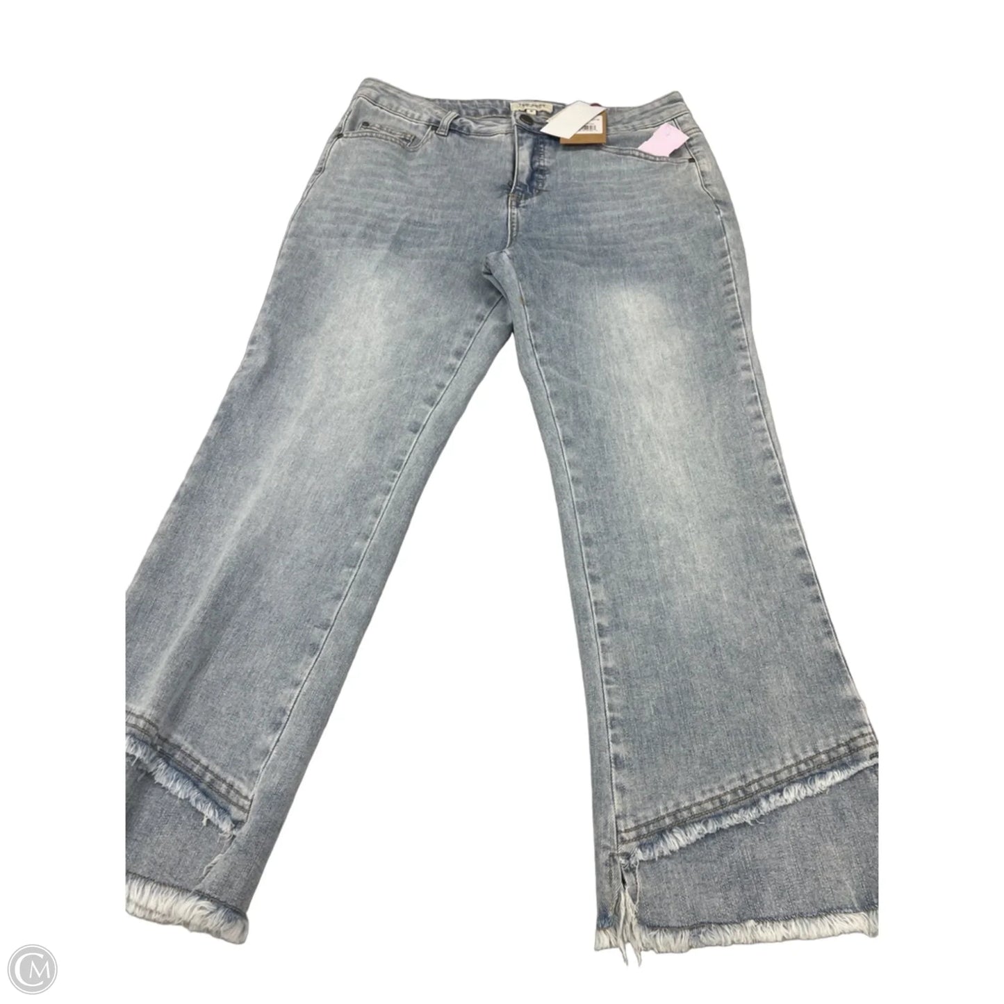 Jeans Cropped By Cme In Blue Denim, Size: 6