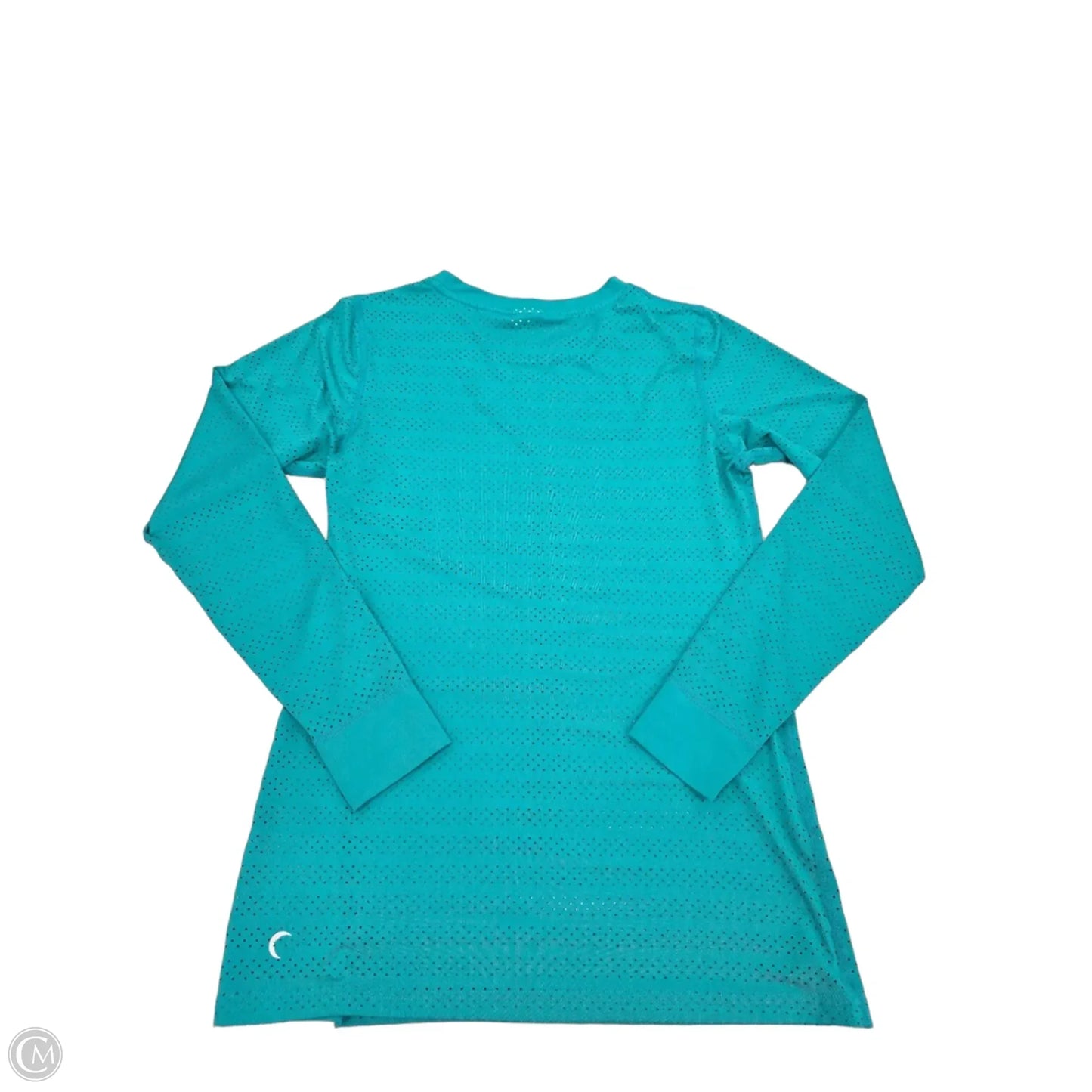 Athletic Top Long Sleeve Collar By Zyia In Green, Size: S