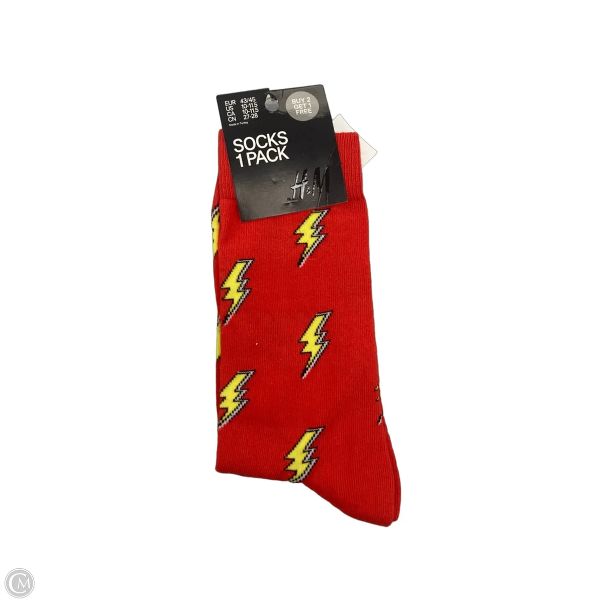 Socks By Cme In Red & Yellow