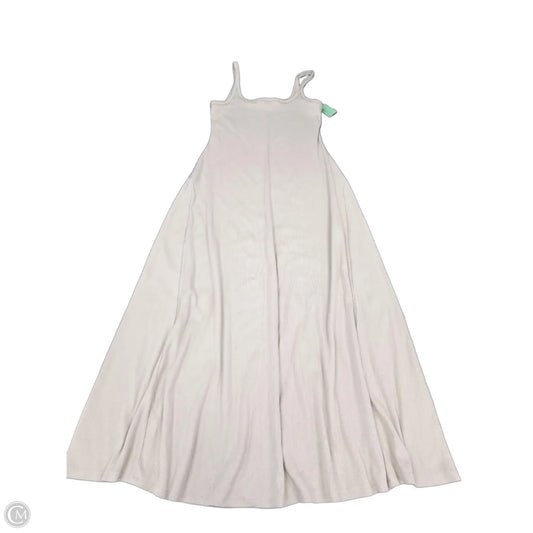 Dress Casual Maxi By Old Navy In Beige, Size: L