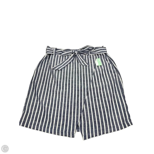 Skirt Mini & Short By Just Living In Striped Pattern, Size: L