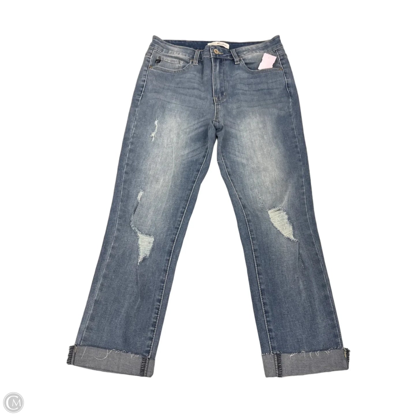 Jeans Straight By Kancan In Blue Denim, Size: 8
