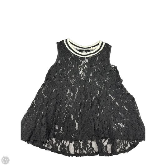 Top Sleeveless By Oddi In Black, Size: M