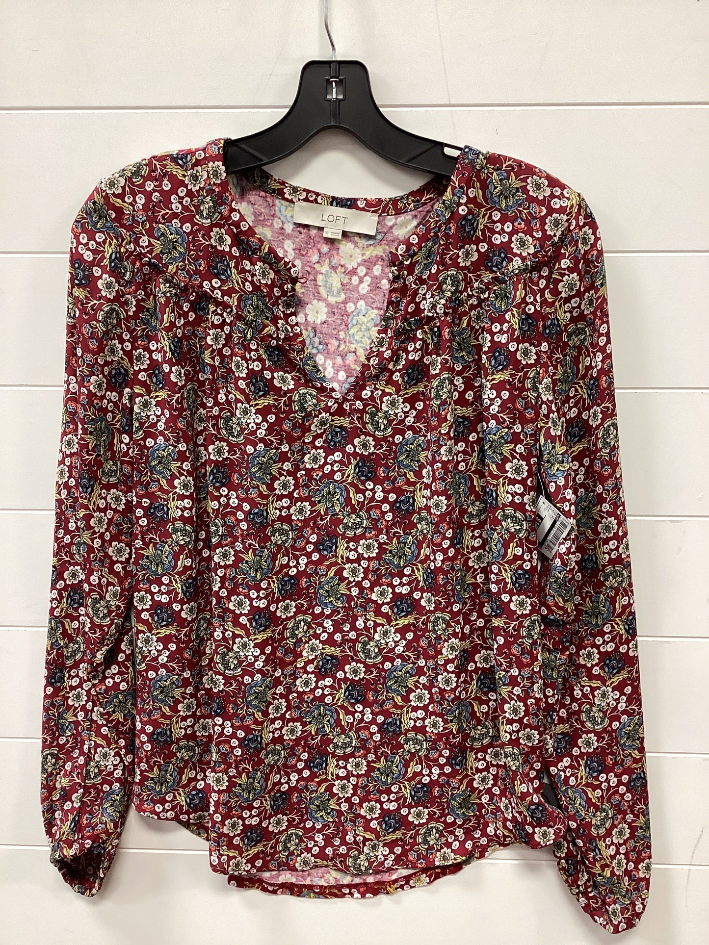 Top Ls By Loft In Red, Size:Xs