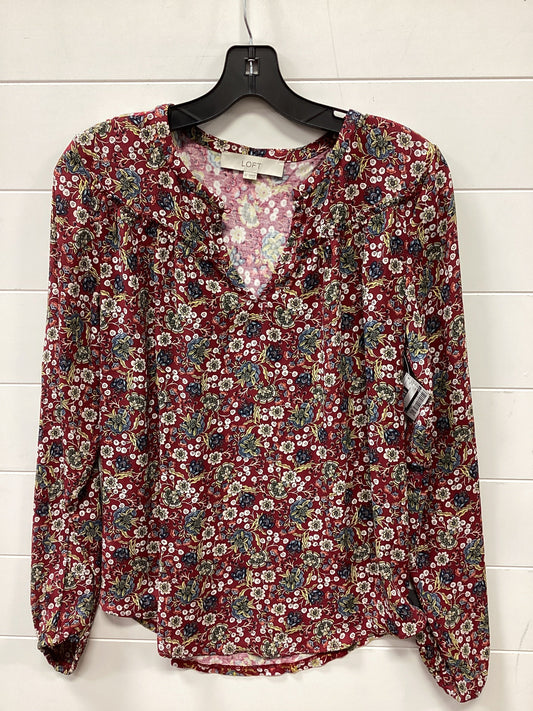 Top Ls By Loft In Red, Size:Xs