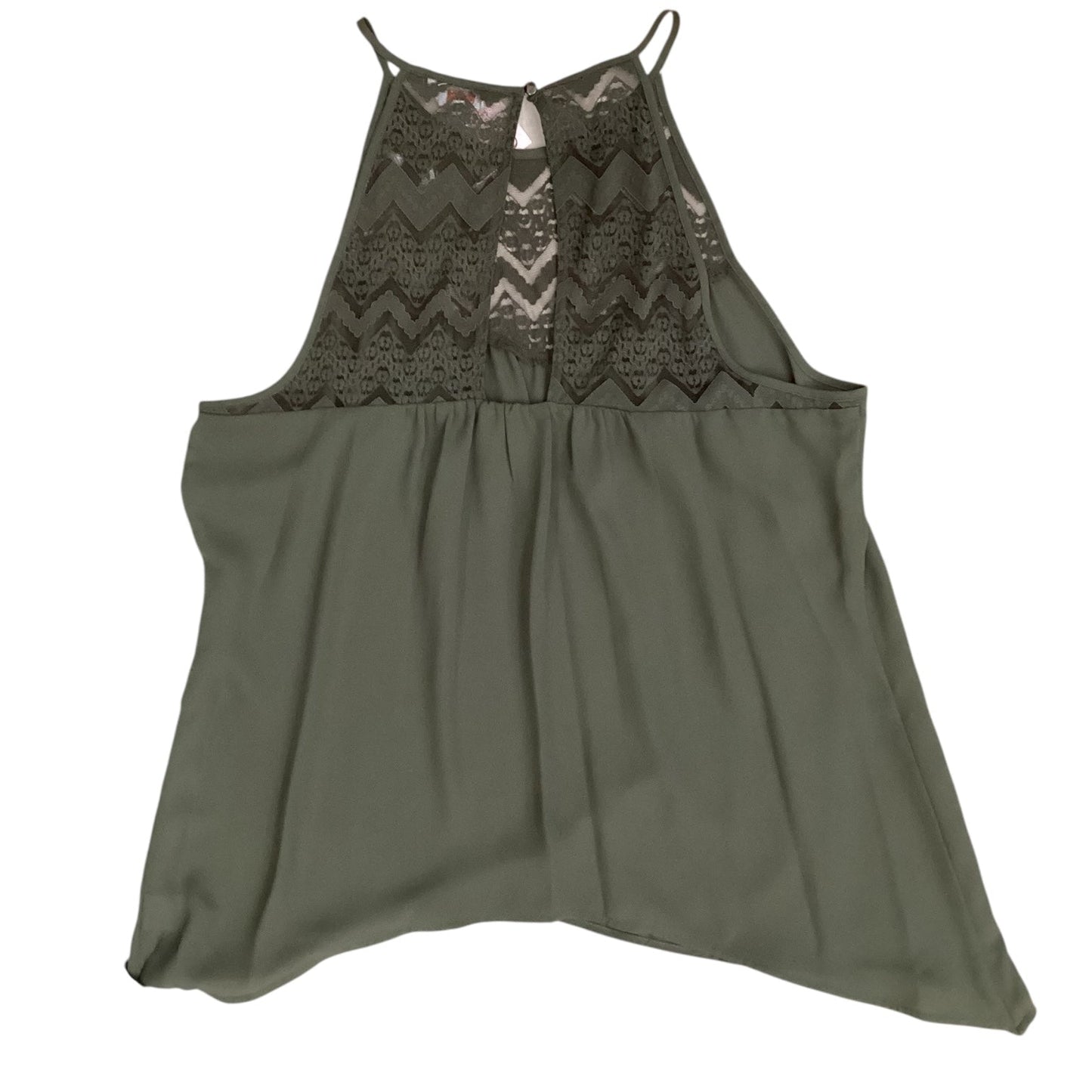 Blouse Sleeveless By Candies In Green, Size:Xl