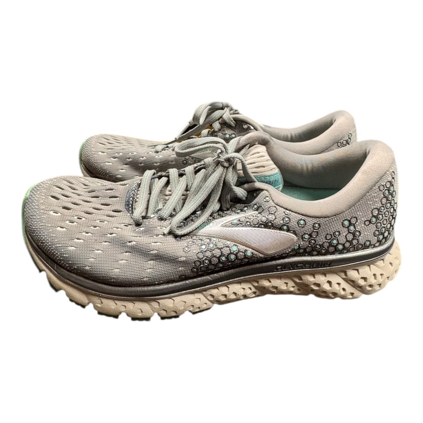 Shoes Athletic By Brooks In Blue & Grey, Size:9