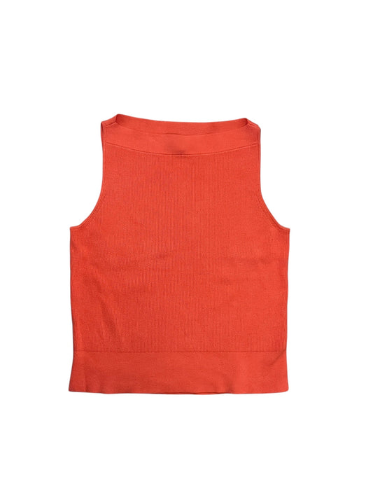 Top Sleeveless By Banana Republic In Coral, Size:M