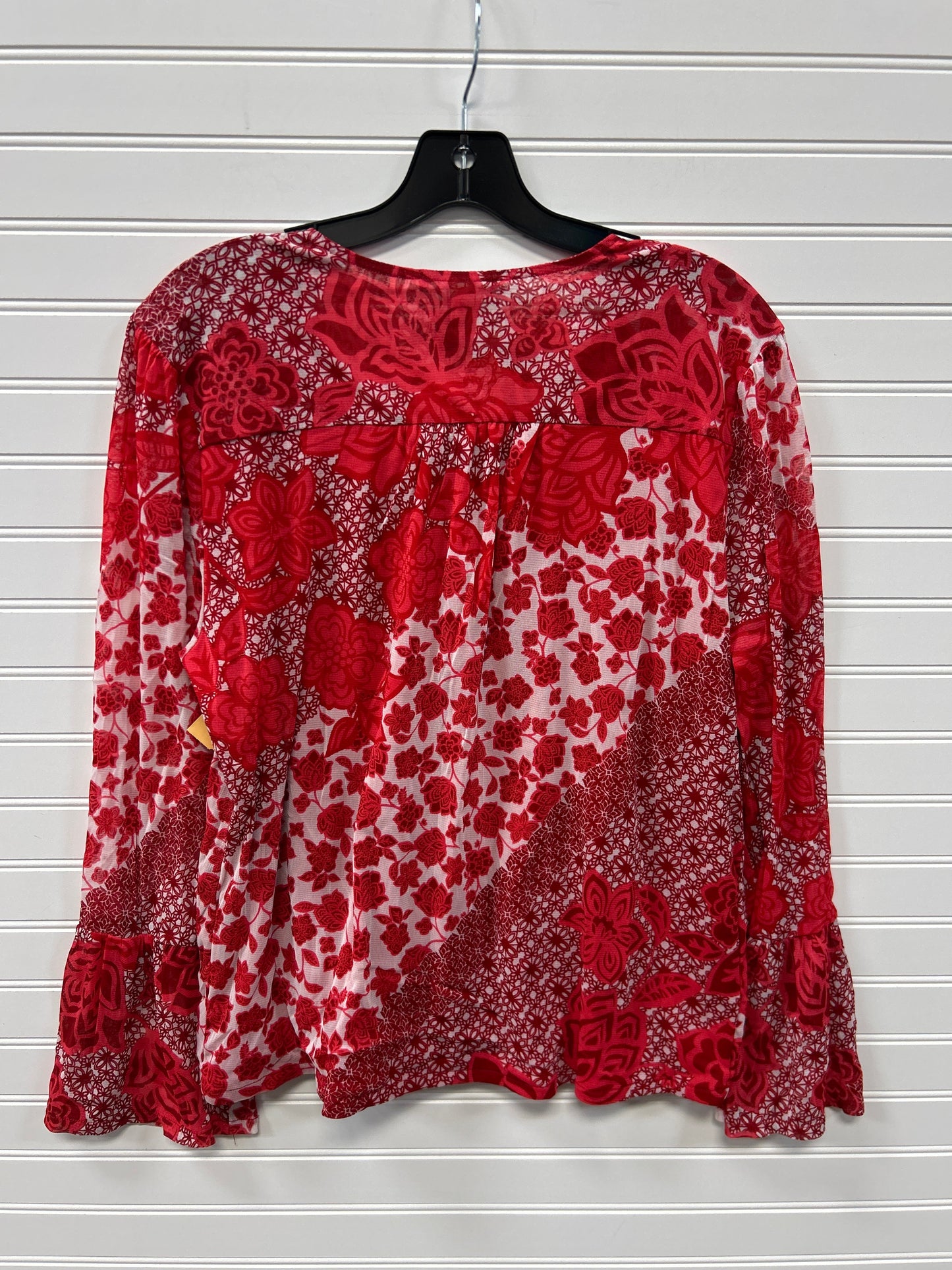 Top Ls By Inc In Red, Size:Xl