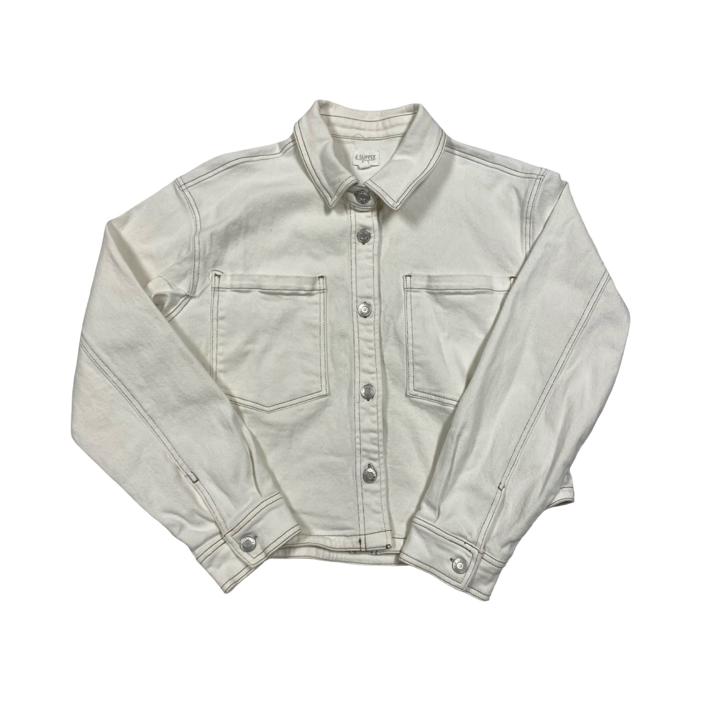 Blazer By Z Supply In Cream, Size:L