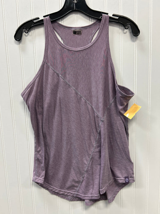 Athletic Tank Top By Marmot In Purple, Size:L