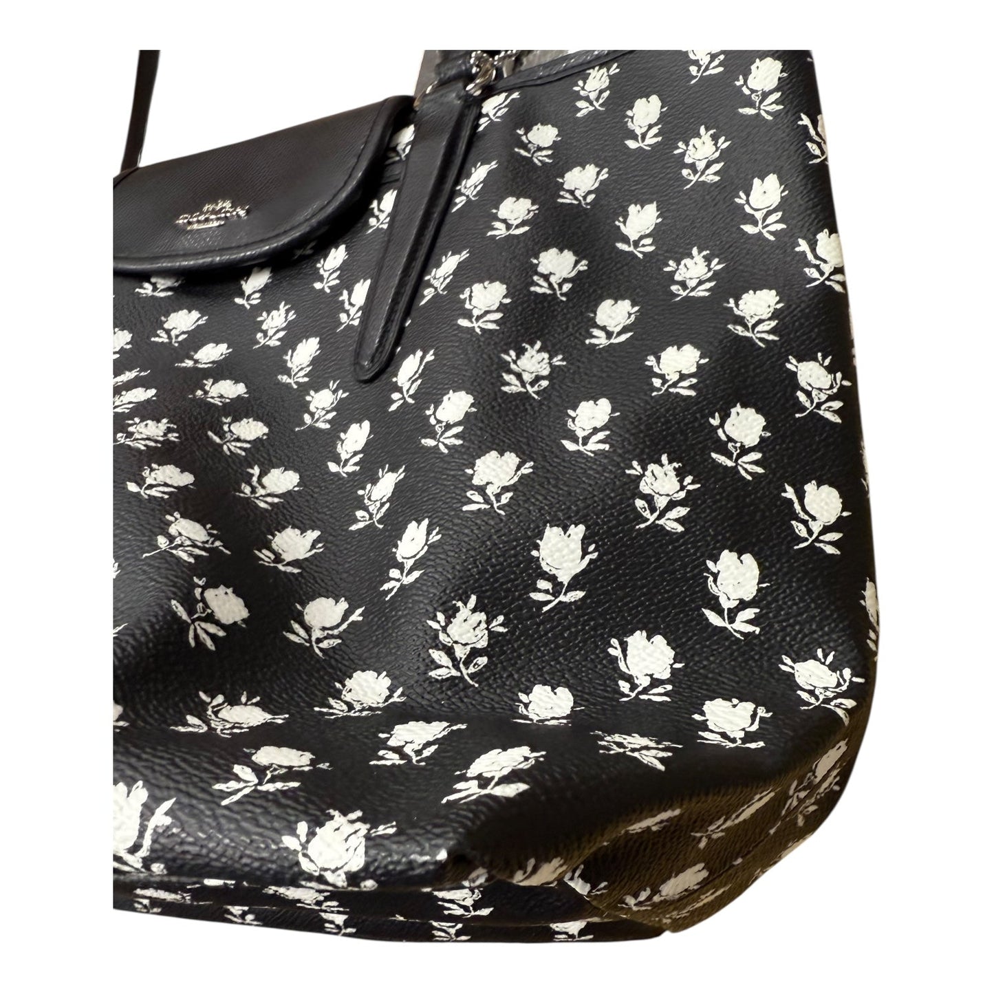 Handbag Designer By Coach In Black, Size:Medium