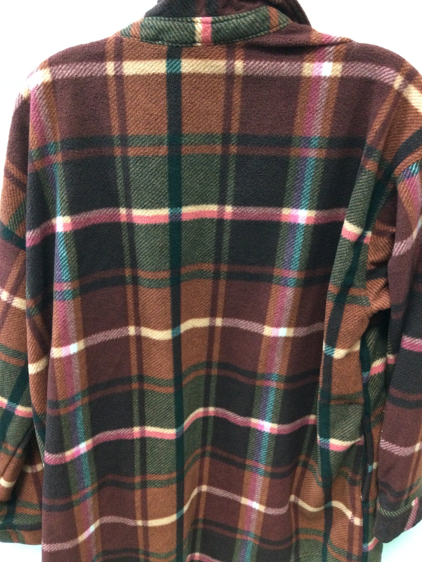 Jacket Fleece By Maurices In Maroon, Size:Xl