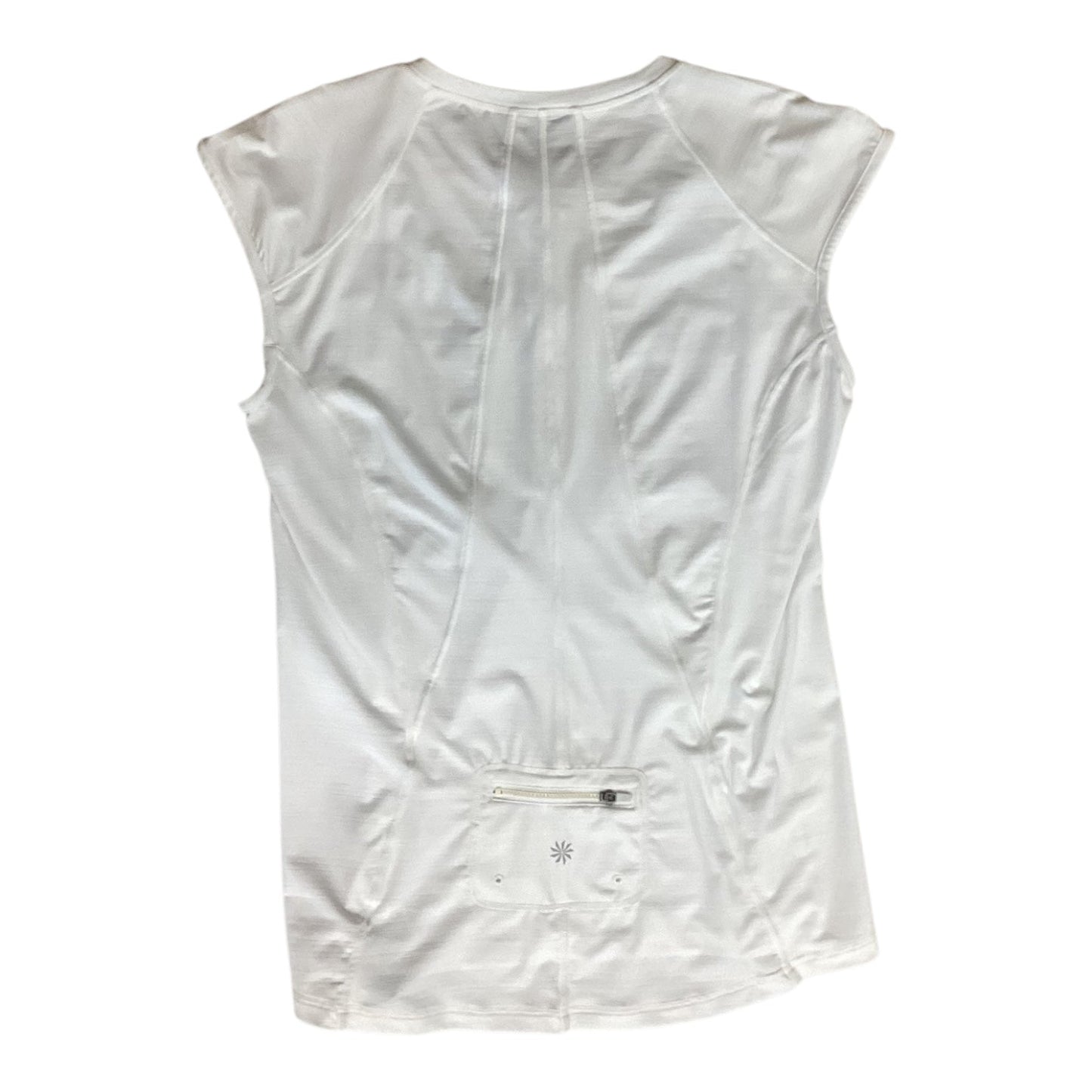 Athletic Top Ss By Athleta In White, Size:L