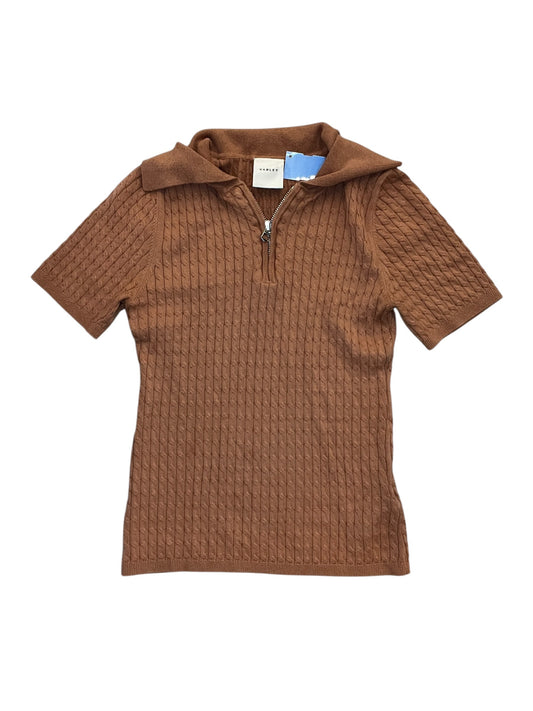 Top Ls By Varley In Brown, Size:S