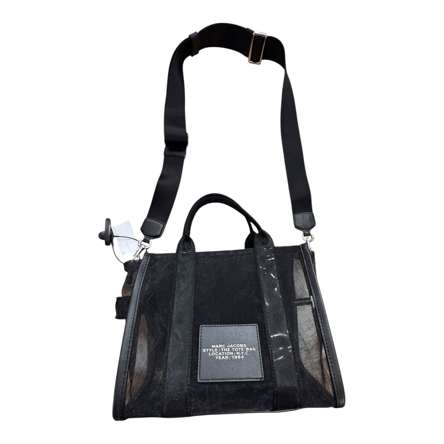 Tote Luxury Designer By Marc Jacobs In Black, Size:Medium
