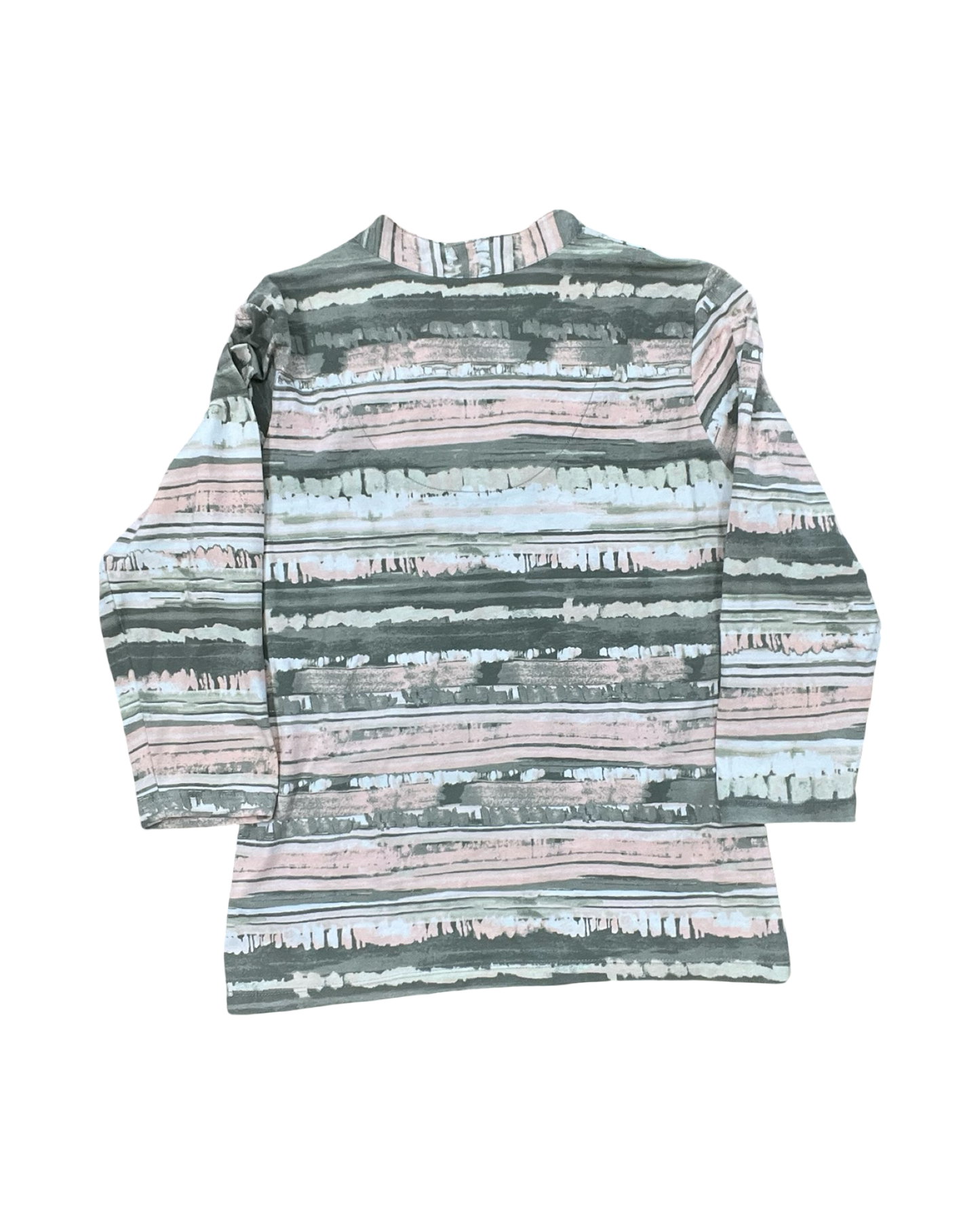 Top 3/4 Sleeve By Ruby Rd In Green & Pink, Size:S