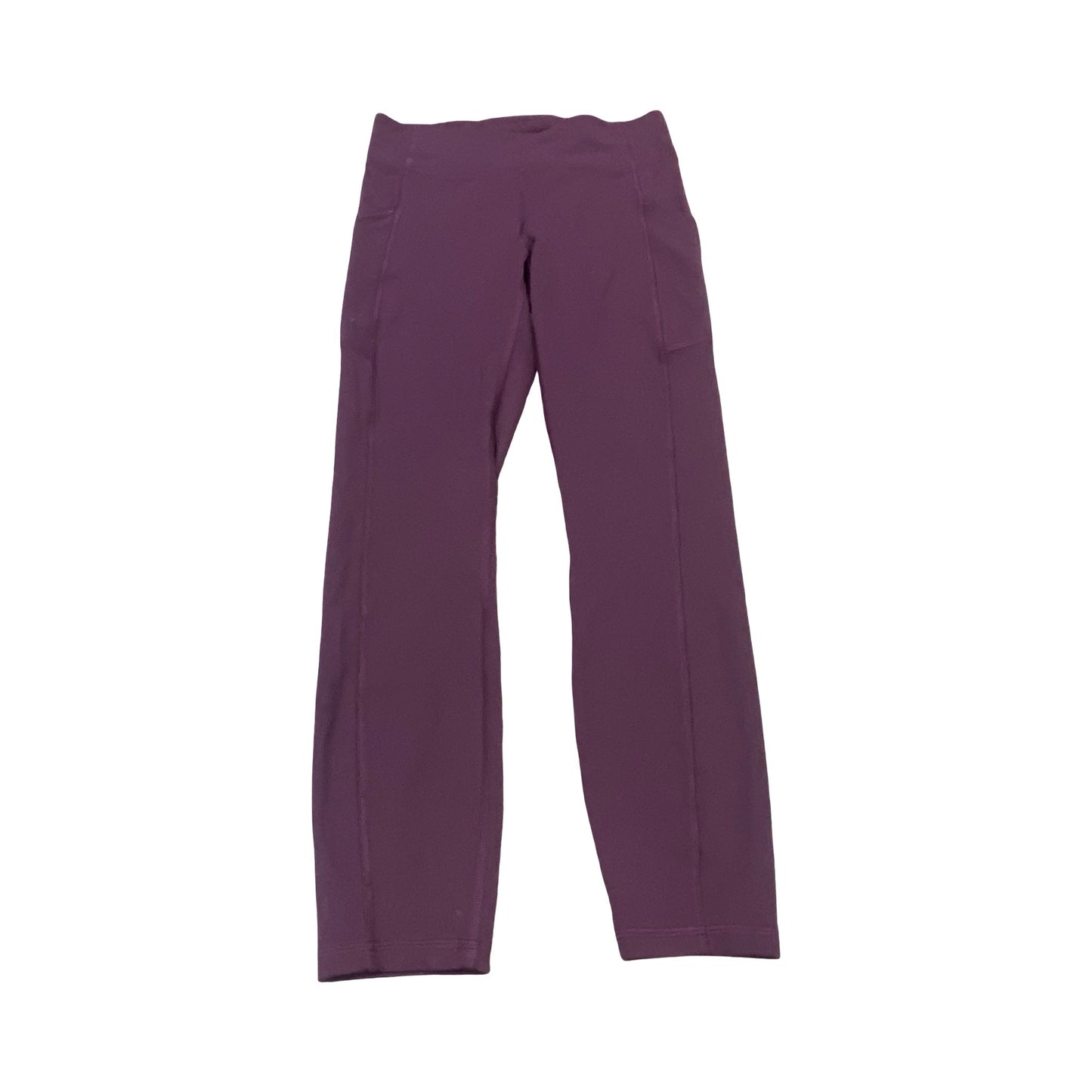 Athletic Leggings By Lululemon In Maroon, Size:6
