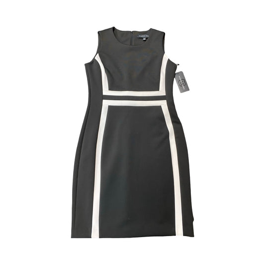 Dress Casual Midi By Andrew Marc In Black & White, Size:12