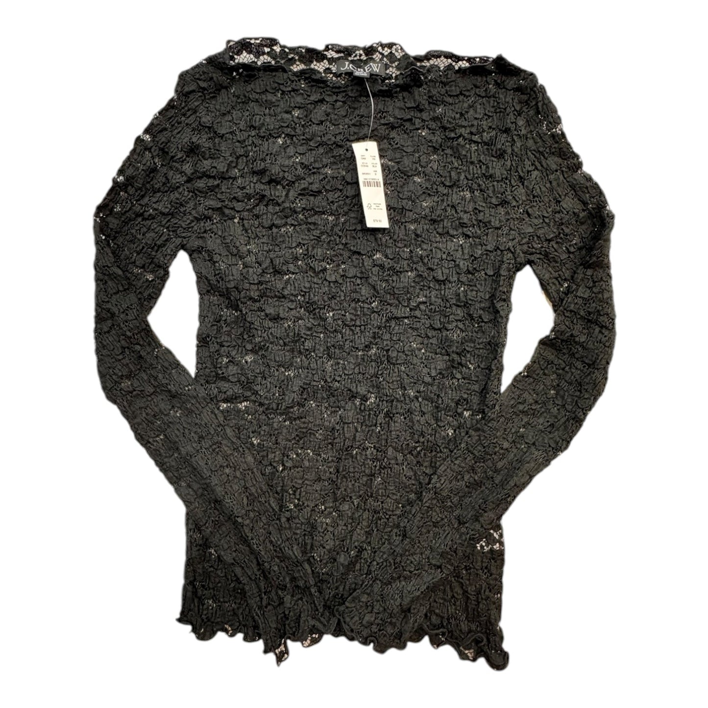 Top Ls By J. Crew In Black, Size:S