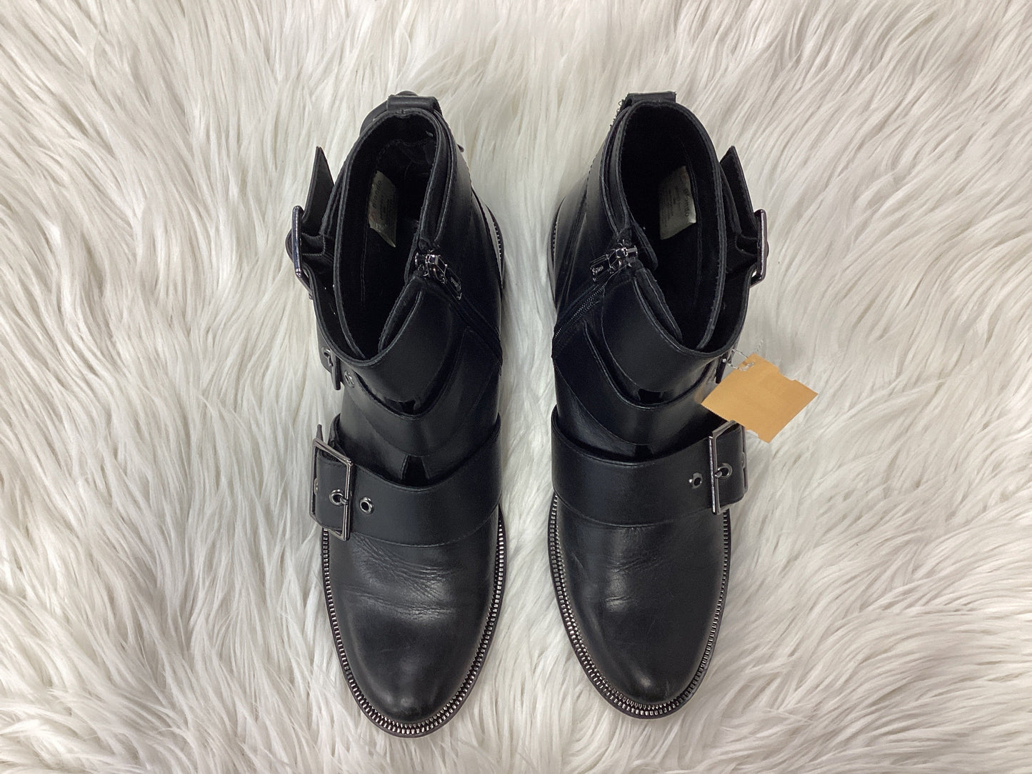 Boots Ankle Flats By Blondo In Black, Size:9