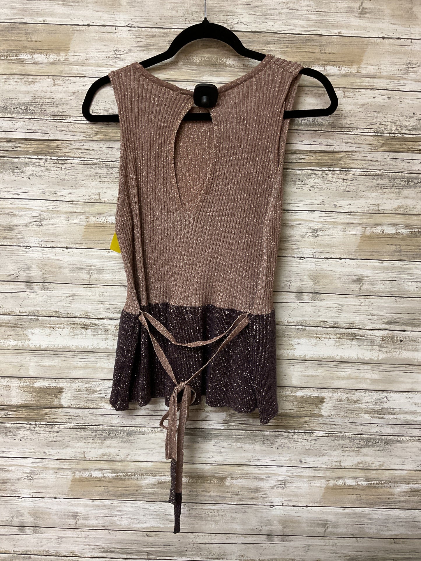 Top Sleeveless By Moth In Pink & Purple, Size:L