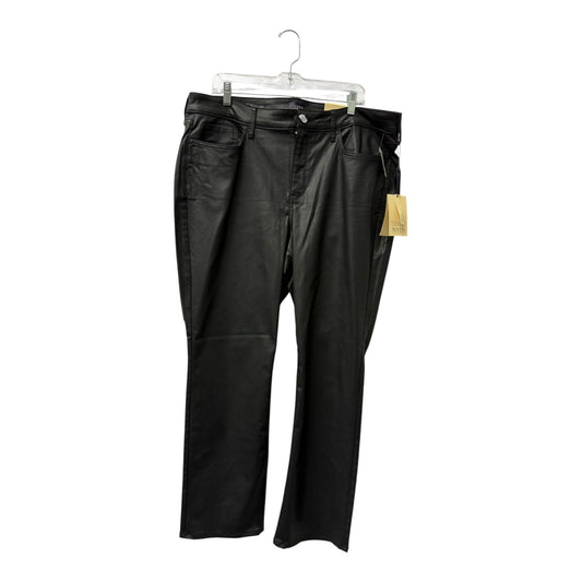 Jeans Straight By Not Your Daughters Jeans In Black, Size:18